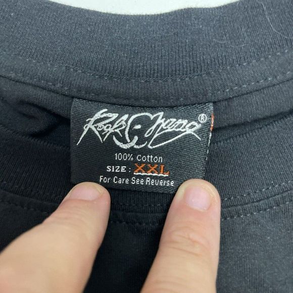 Cafe Racer Rock Chang Black Double Sided Motorcycle T Shirt Mens Size XXL - Picture 8 of 9